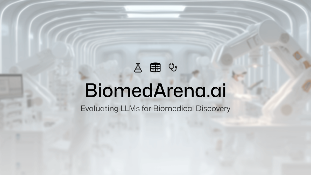 Introducing BiomedArena.AI: Evaluating LLMs for Biomedical Discovery